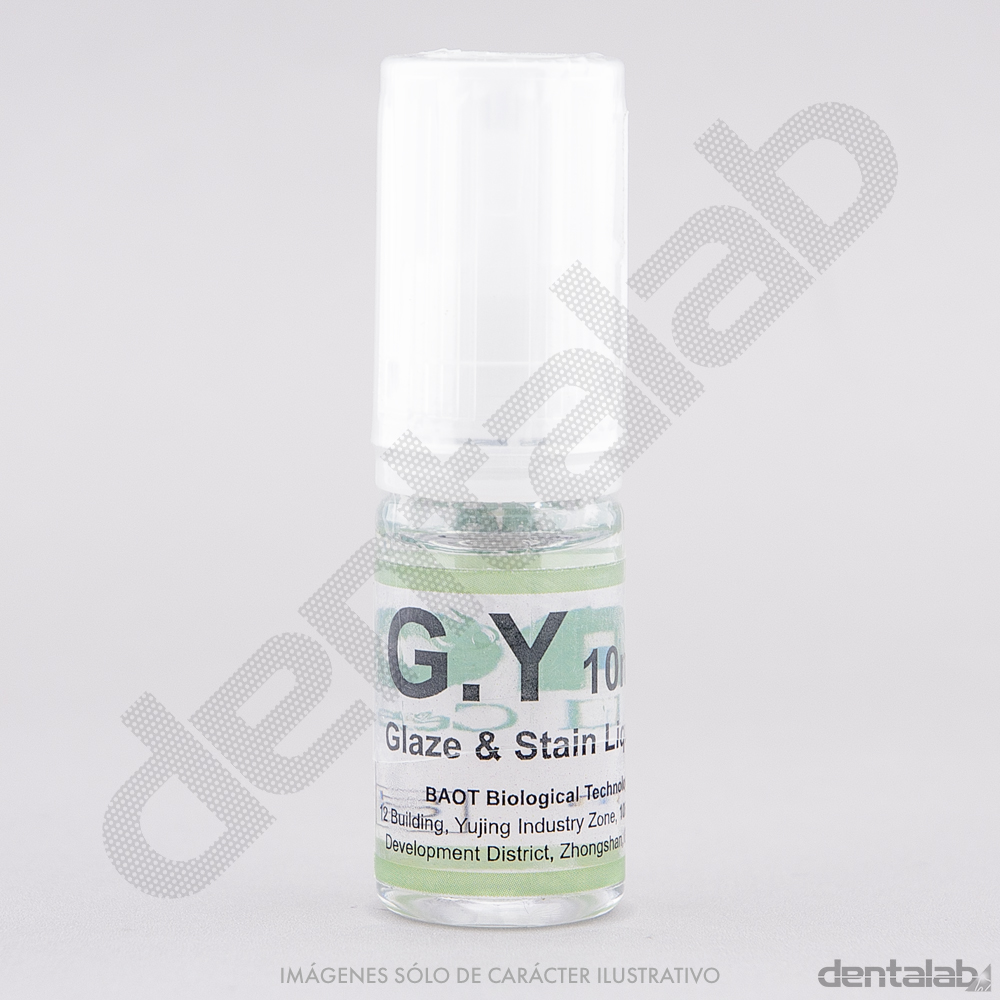 Porcelana PFM Líquido para Glaze y Stain G.Y. BAOT x 10ml